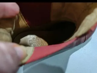 Botines Martín Natur Piel Talla 37 burdeos