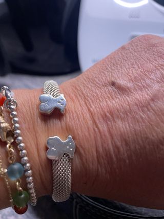 Pulsera Tous Oso Plata