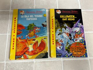 Dos libros Geronimo Stilton