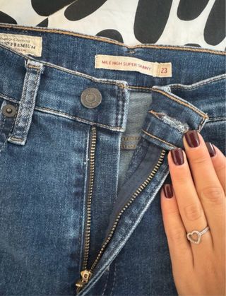 Jeans Levi's donna vita alta blu XS