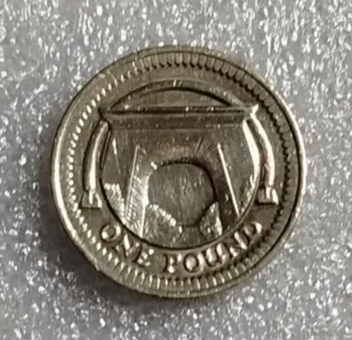 Lote 5 Monedas 1 Libra Esterlina