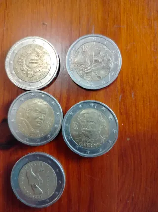 Monedas 2€ Italia Conmemorativas, venta o intercam