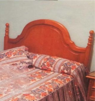 Cabecero de pino para cama macizo