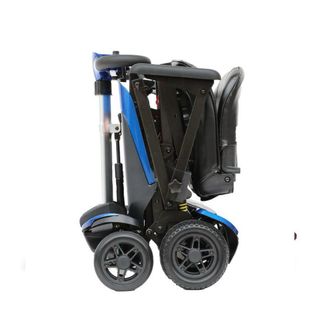 Escooter eléctrico plegable azul