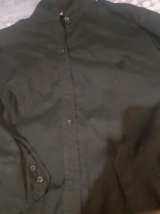 Camisa Zara Talla M Negra