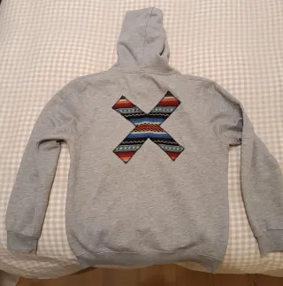 Sudadera Blue Banana gris con cremallera