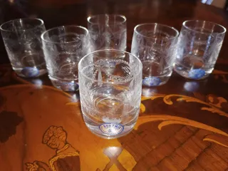 Bicchierini Boemia Cristallo Decorati