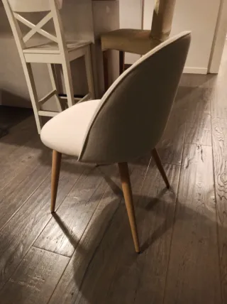 6 Sedie vintage Mauricette Maison du monde beige