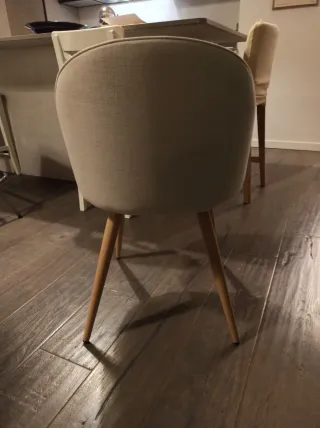 6 Sedie vintage Mauricette Maison du monde beige