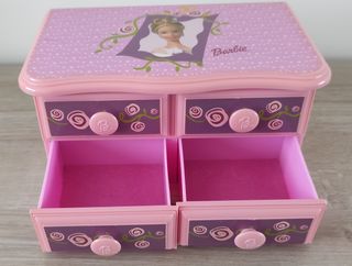 Joyero Musical Barbie Rosa y Morado