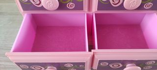 Joyero Musical Barbie Rosa y Morado