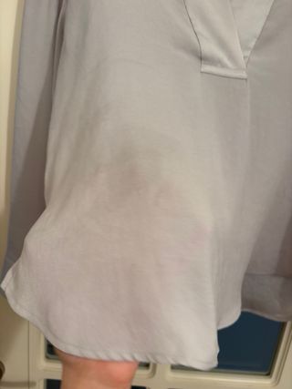 Blusa Mango Elegante Gris Talla Única