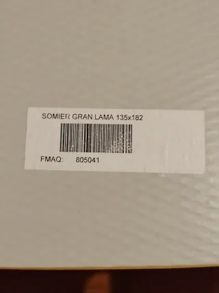 Somier Lama Relax Metal/Madera