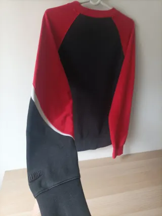 Sudadera Nike Hombre Roja Negra Blanca