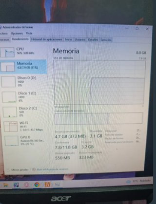 PC Gaming Acer - Cambio por iPhone