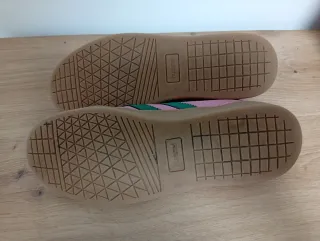 Zapatillas Hummel chica rosa y verde