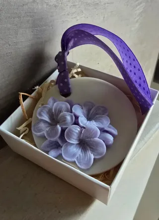 Tartine profumate di cera di soia decorazion fiori