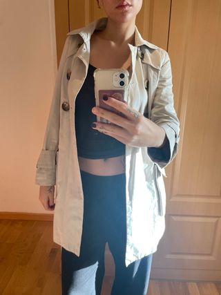 Gabardina Zara Beige