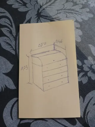 Escritorio Bureau Madera Marrón