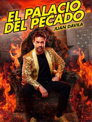 Cartel Juan Dávila El Palacio del Pecado