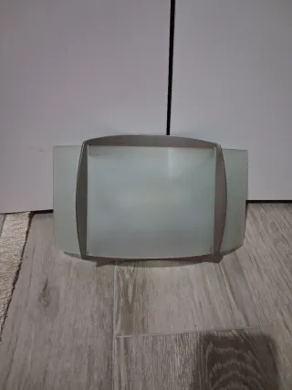 Lámpara de pared moderna cristal y metal