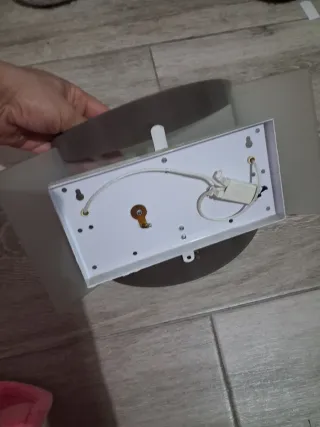 Lámpara de pared moderna cristal y metal