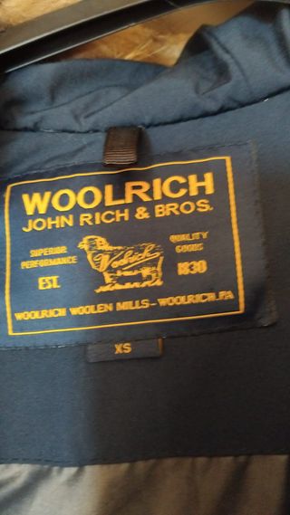 Woolrich Giubbotto Donna Blu Piuma