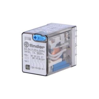 Relé Finder 55.34.9.024.0094 24V DC