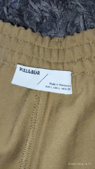 Pantalones Chino Liz Talla L Marrón