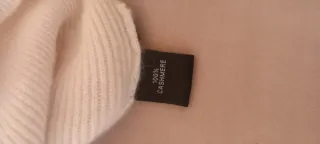 Maglione Tollegno 1900 puro cashmere bianco