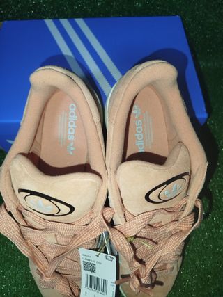 Zapatillas Adidas Campus Rosa Plata