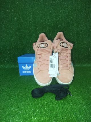 Zapatillas Adidas Campus Rosa Plata