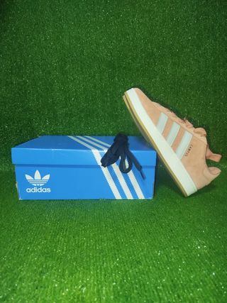 Zapatillas Adidas Campus Rosa Plata