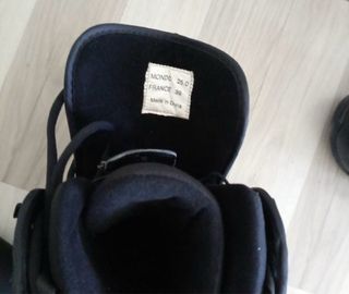 Botas de Snowboard Stuf Negras y Doradas