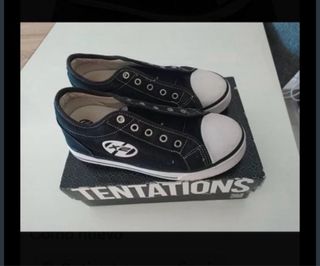 Zapatillas TENTATIONS negras y blancas