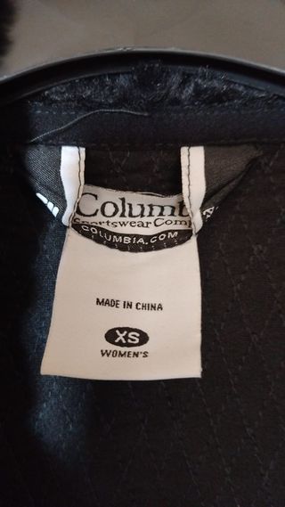 Giubbotto Columbia donna poliestere nero