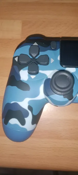 Mando PS4 Camuflaje Azul