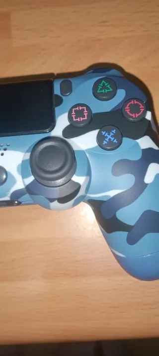 Mando PS4 Camuflaje Azul