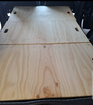 Colchón camper coche base madera desmontable