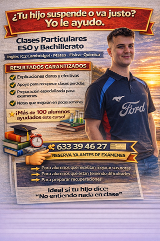 Clases particulares ESO y Bachillerato