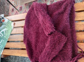 Pullover corto borgogna vintage anni 2000