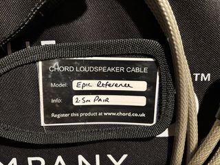 Chord Company Epic Analogue RCA Cable (Par)