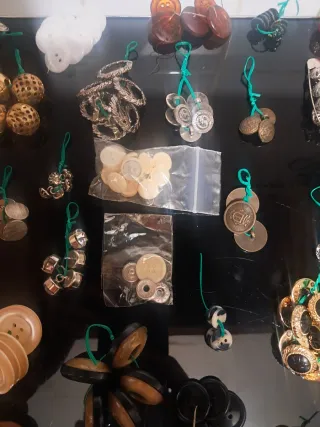 Lote Botones antiguos