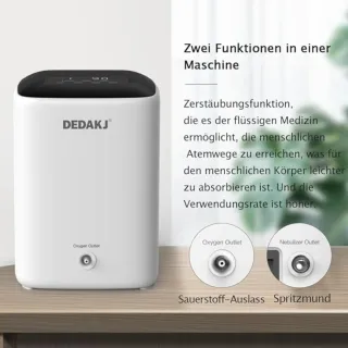 DEDAKJ Concentrador Oxígeno 1-7L/min