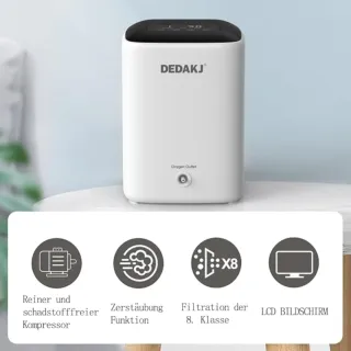 DEDAKJ Concentrador Oxígeno 1-7L/min