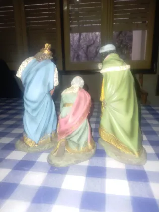 Figuras Reyes Magos Belén Olot, serie 15cm