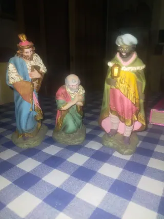 Figuras Reyes Magos Belén Olot, serie 15cm