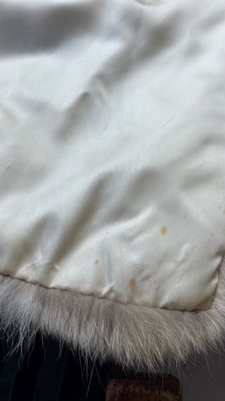 Abrigo largo de piel