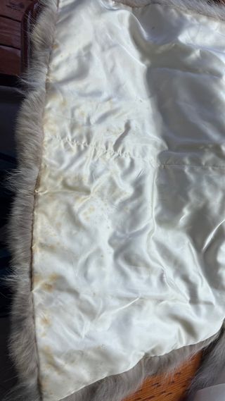 Abrigo largo de piel