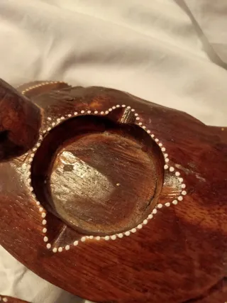 Portagioie Tartaruga Legno Intarsiato